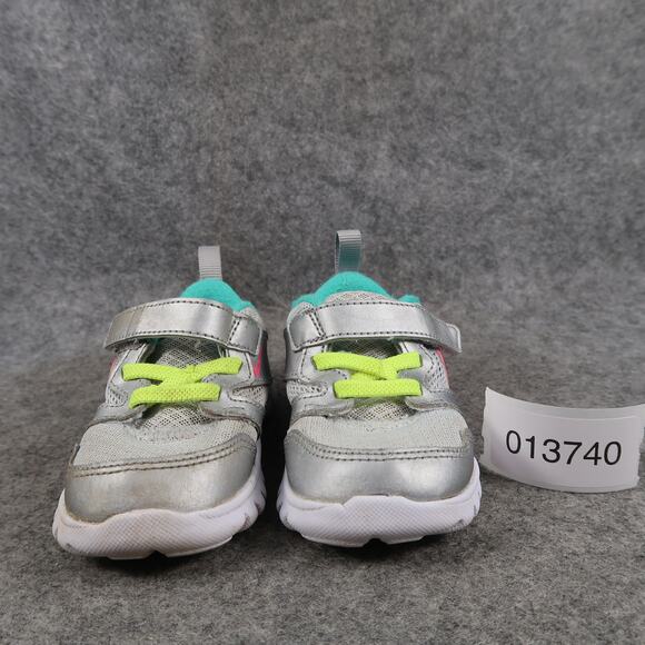 Nike Shoes Toddler Baby 6C Athletic Trainer Sneakers Flex Experience 3 Grey Pink - Picture 2 of 11